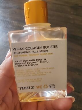 TRULY Vegan Collagen Booster Face Serum — Yellow Cap